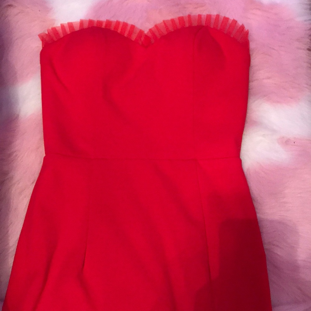 Red dress